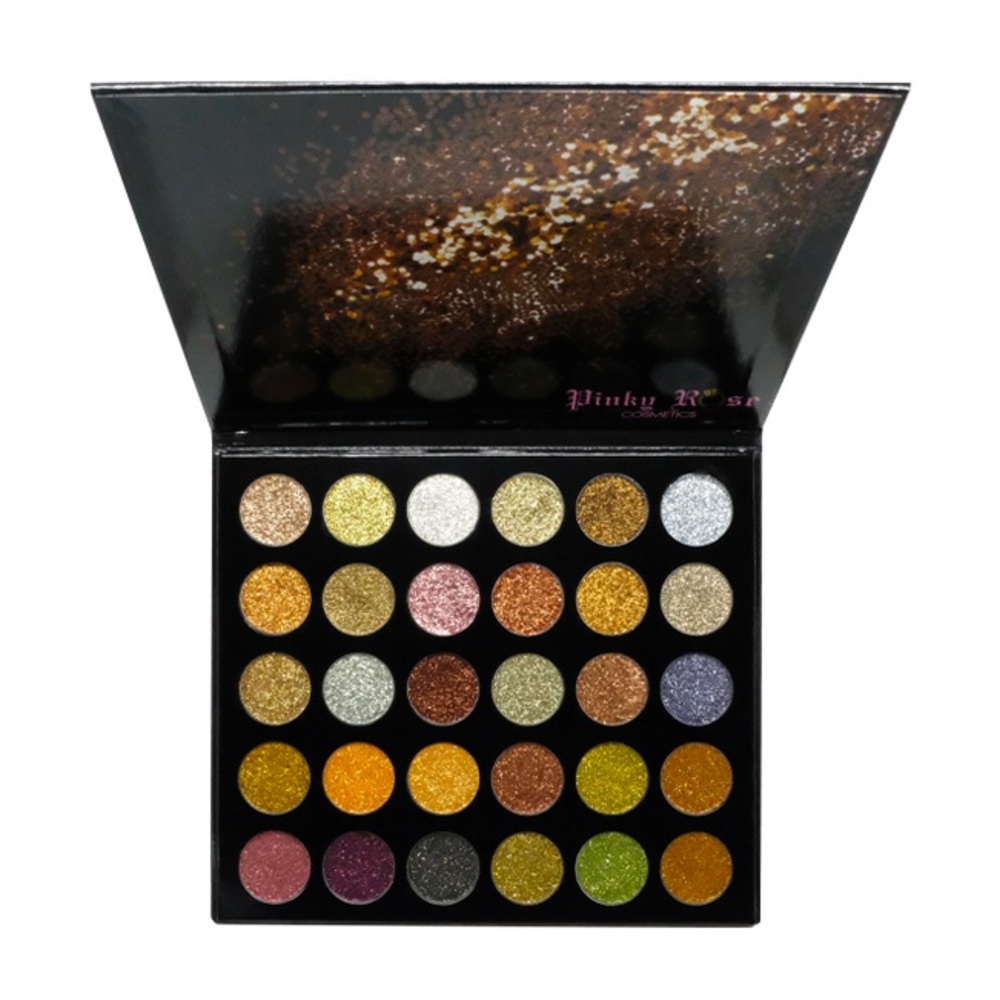 💗PINKY ROSE Hypnotize I - 24K Glitter Palette 30 SHADES!